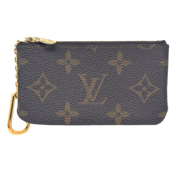 Louis Vuitton LV Monogram Key Coin Cles Zip Pouch Keychain - Picture 1 of 7